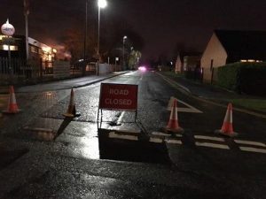 Harpers Road Closed